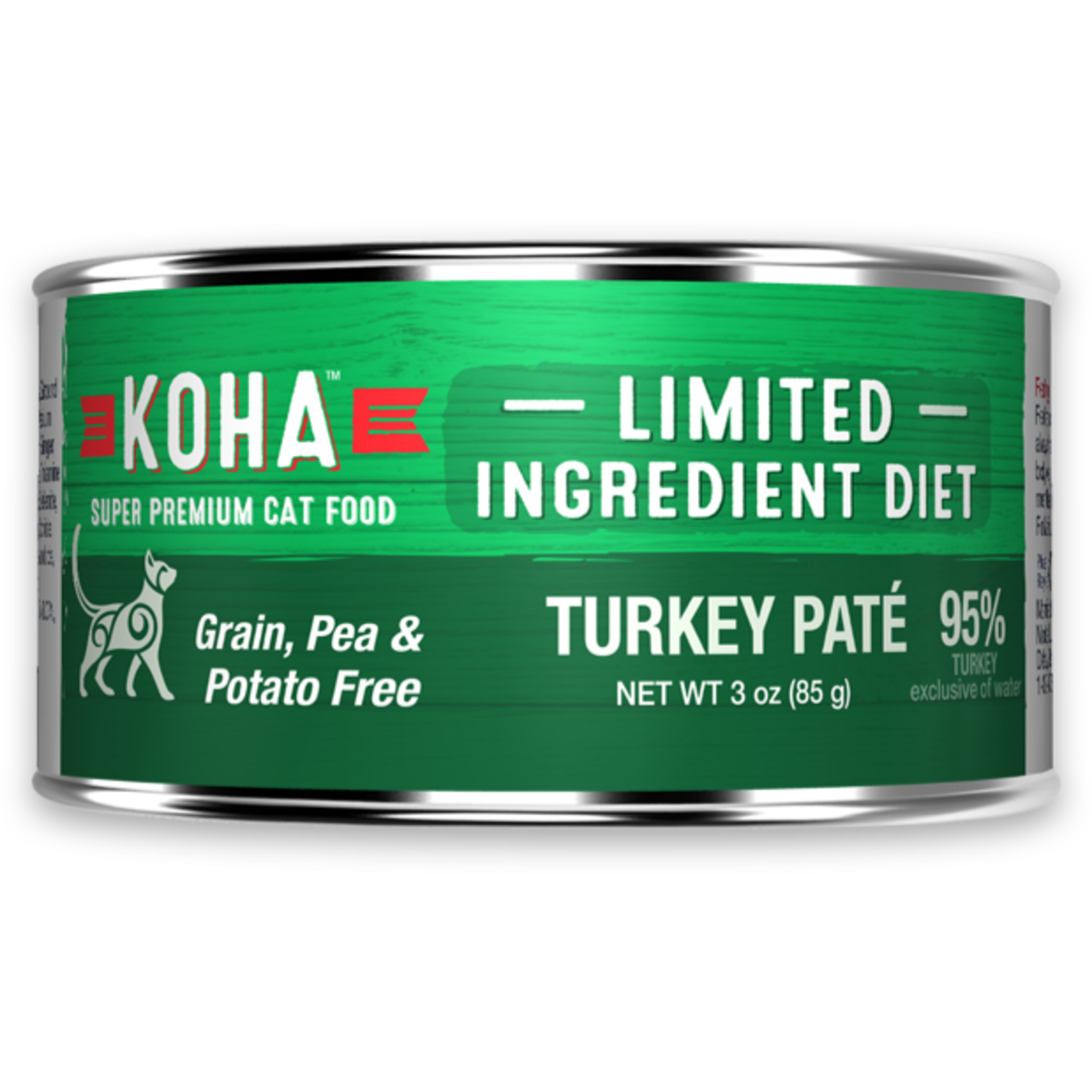 Koha KOHA Limited Ingredient Diet Turkey Pate Canned Cat Food 3oz
