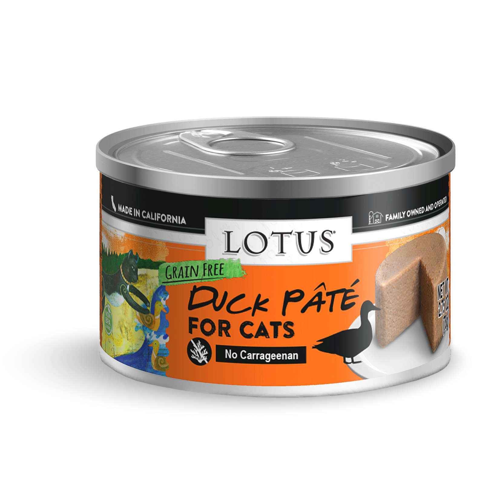 Lotus Lotus Duck Pate Cat Canned Food 2.75oz