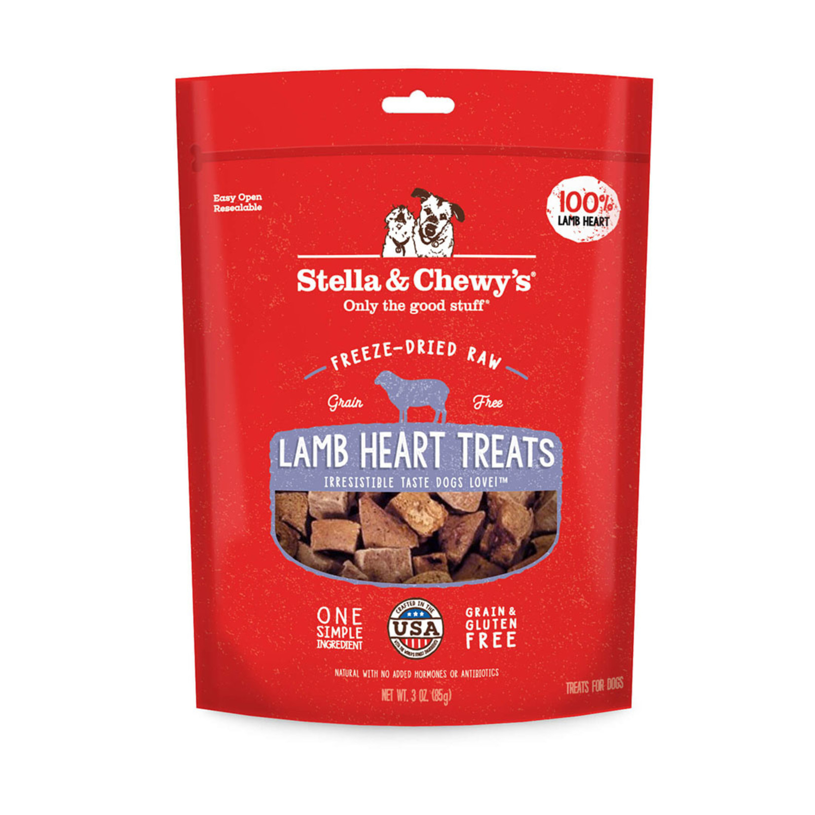 Stella & Chewys Stella & Chewy's Lamb Heart Treats Dog 3oz