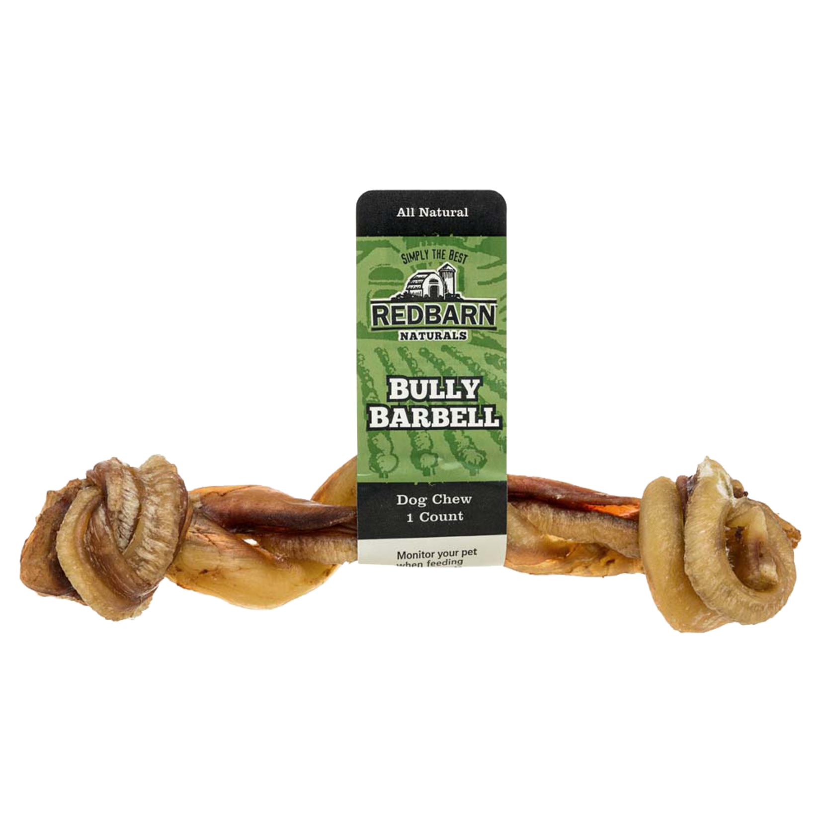 RedBarn REDBARN Long Bully Barbell Dog Chew