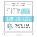 St PetersBARK! St. PetersBARK! Lamb Lung Dog Treat 2oz