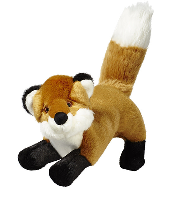 stuffed fox dog toy