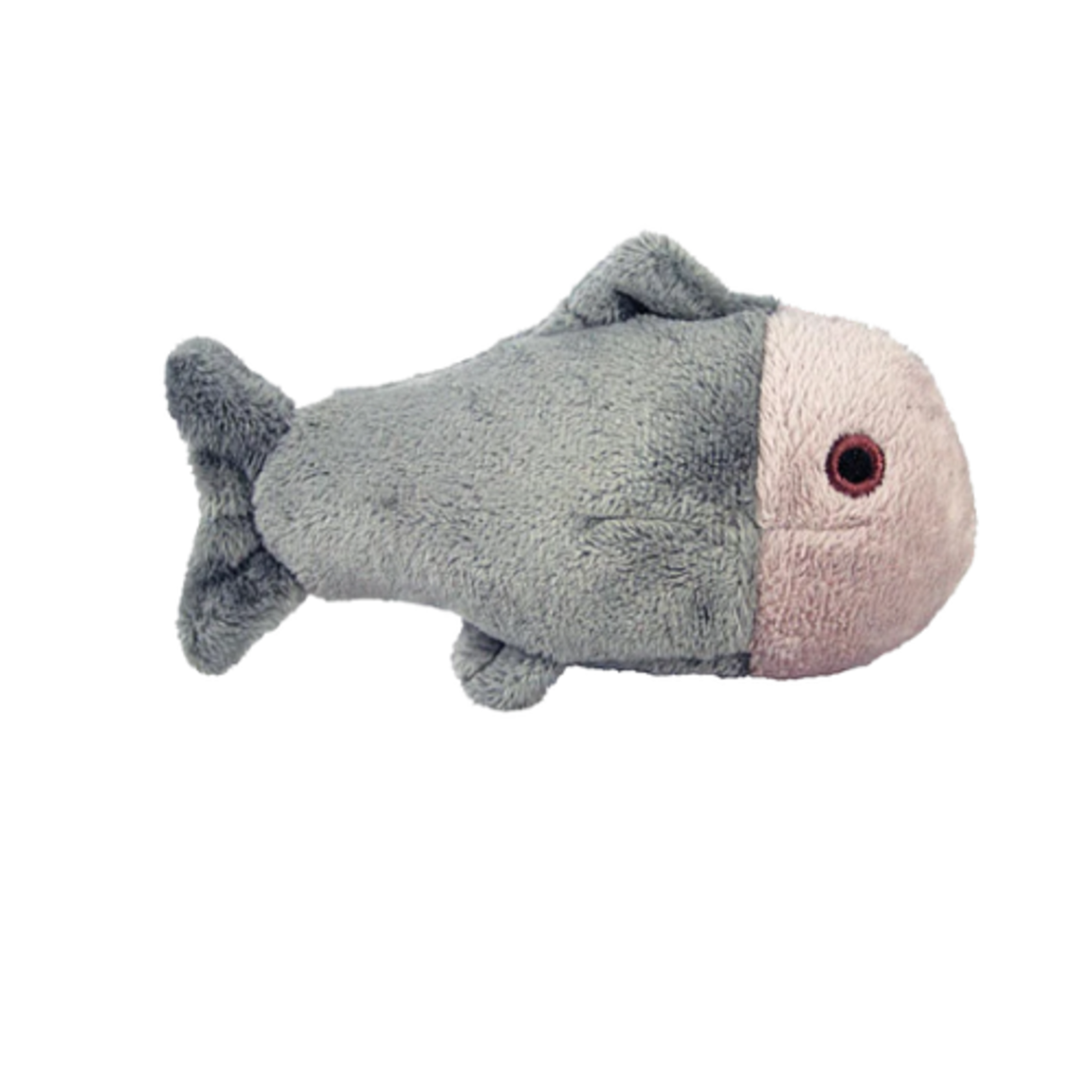 Fluff & Tuff Fluff & Tuff Guppy Fish Squeakerless Dog Plush Toy 4"