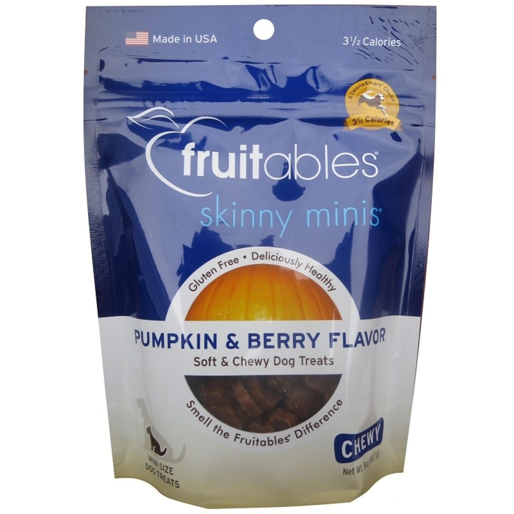 Fruitables Fruitables Skinny Minis Pumpkin and Berry Dog Treats 5oz