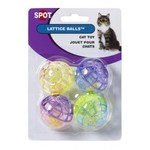 Ethical Products ETHICAL Lattice Ball Cat Toy 4pk