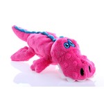 Worldwise GoDog GoDog Just For Me Gator Dog Toy Pink