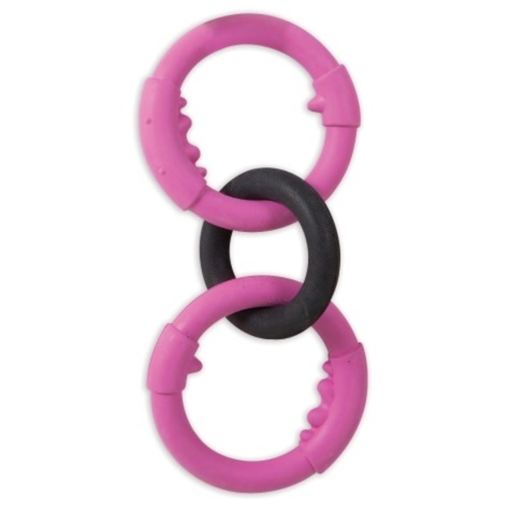 Petmate JWP Big Mouth Rings Triple Dog Toy SM *Discontinued*