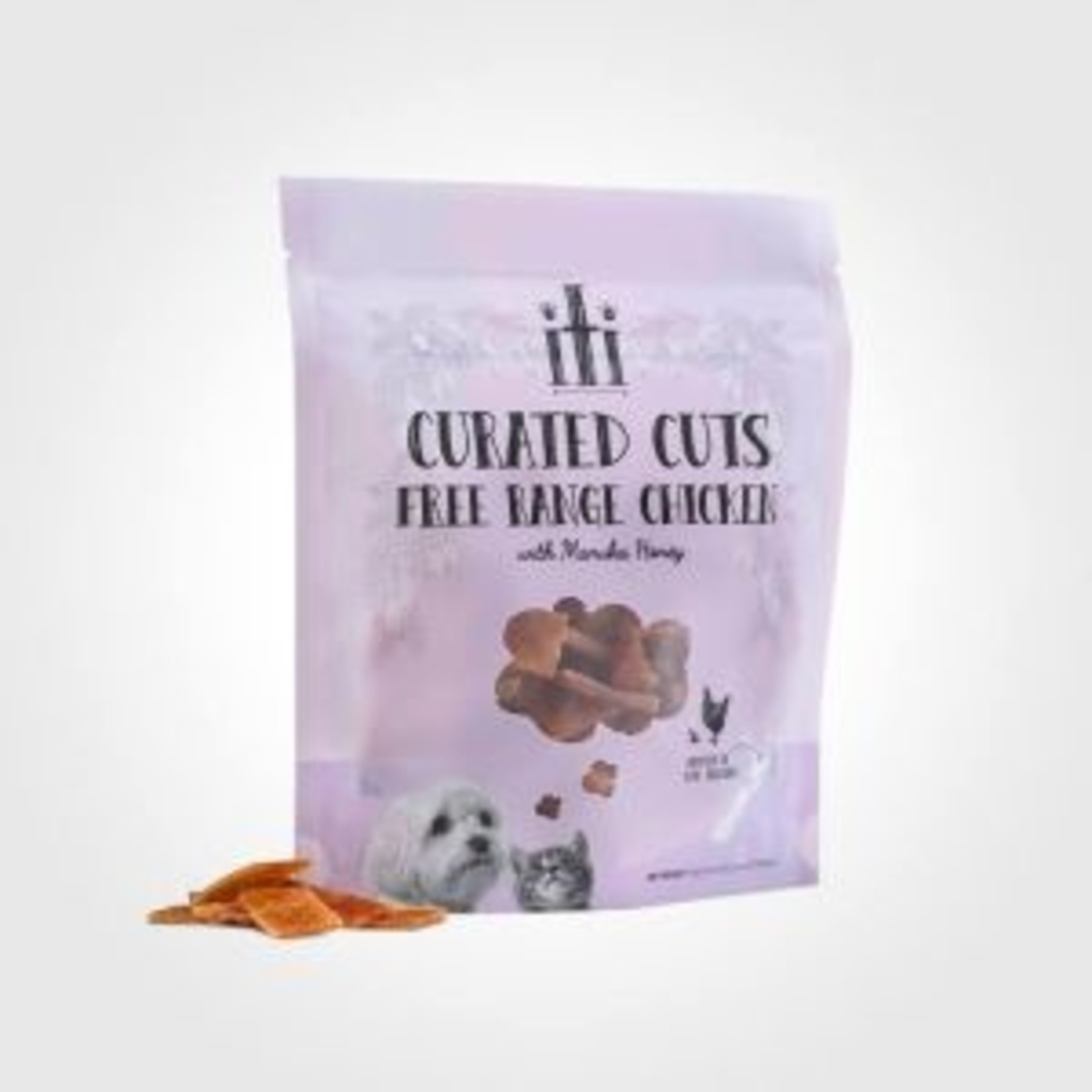 Real Meat Real Meat Iti Air Dried Curated Cut Chicken & Honey Dog Treat 3.5oz