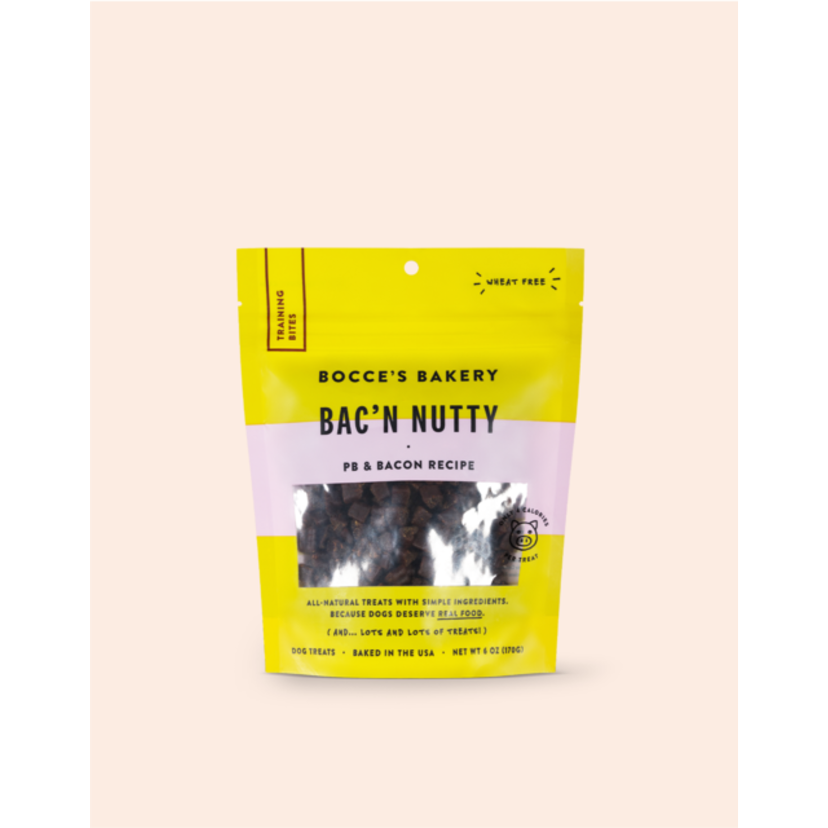 Bocce's Bocce's Training Bac'n Nutty Dog Treat 6oz