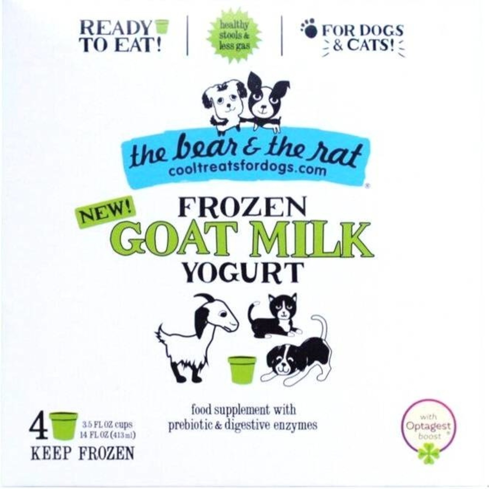 Bear & Rat The Bear & the Rat Goat Milk Frozen Yogurt Dog Treat