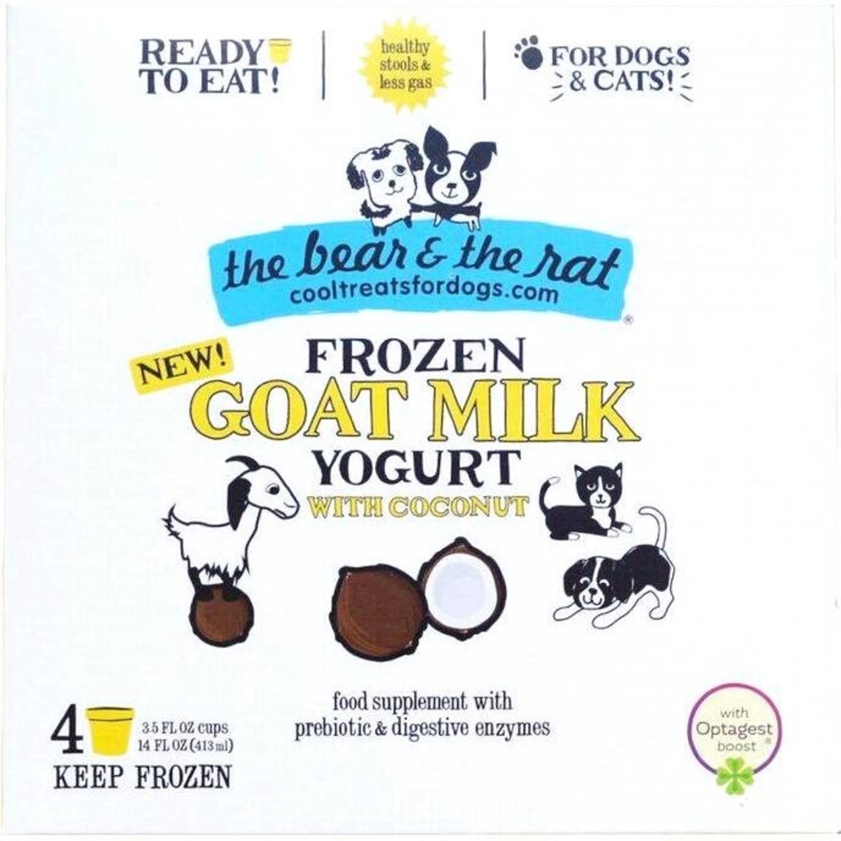 Bear & Rat The Bear & the Rat Coconut & Goat Milk Frozen Yogurt Dog Treat