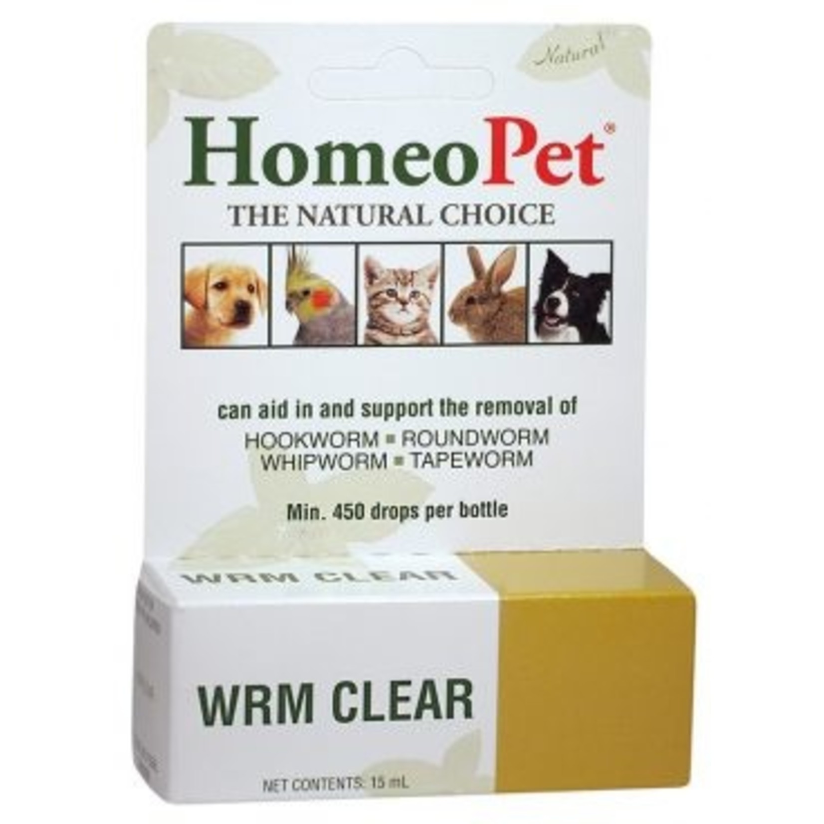 Homeopet Solutions HomeoPet Drops WRM Clear Drops 15ml