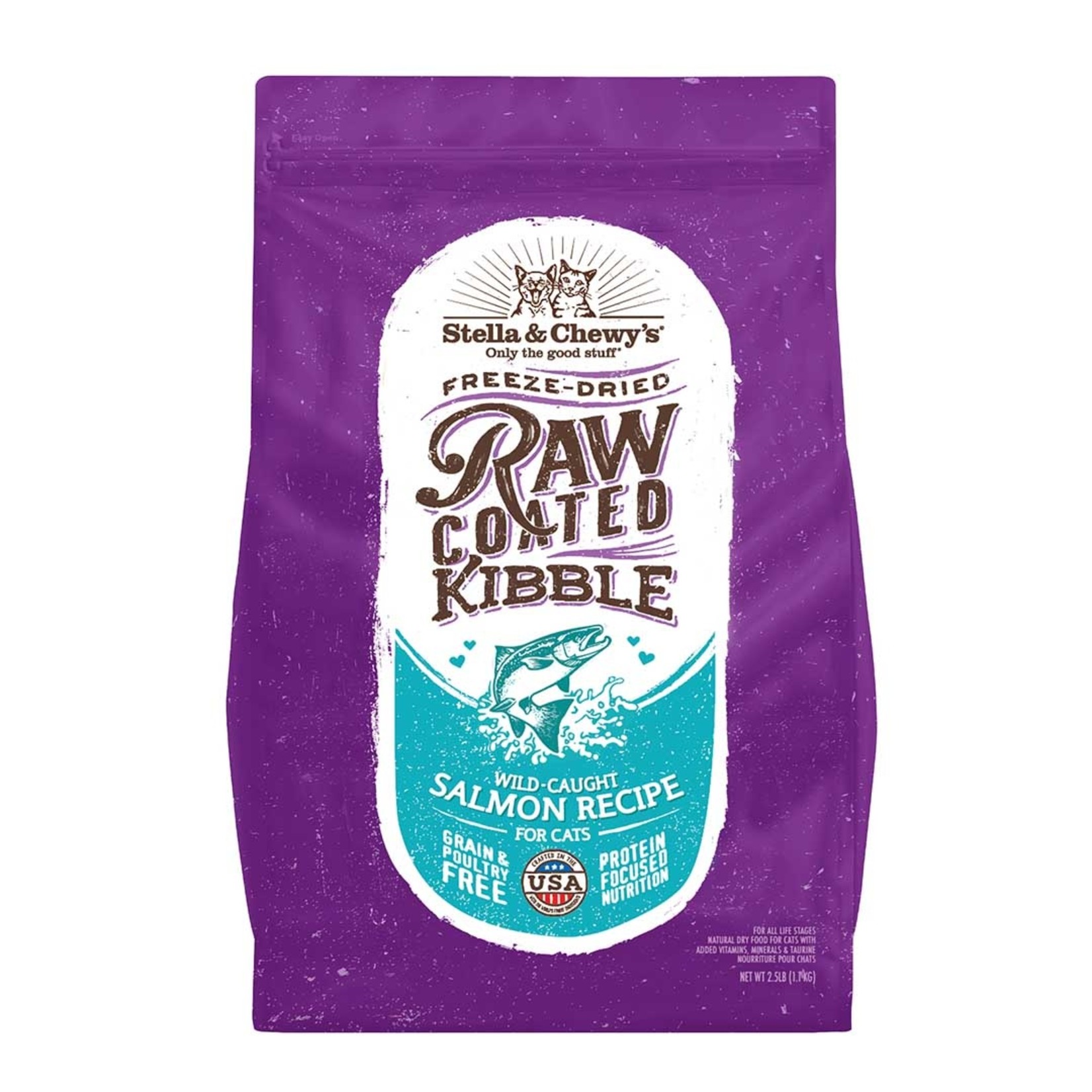 Stella & Chewys Stella and Chewy's Raw Coated Salmon Cat Food
