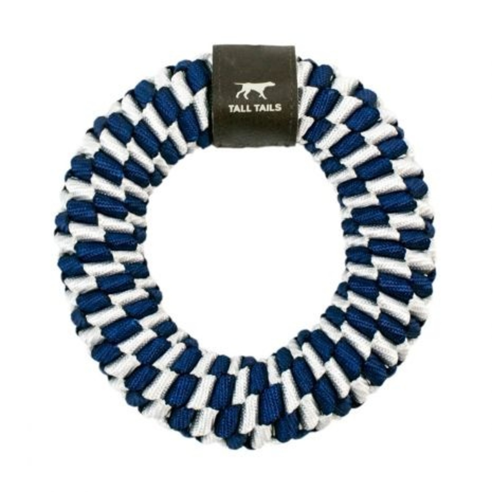 Tall Tails TALL TAILS Braided Ring Navy 6" Dog Toy