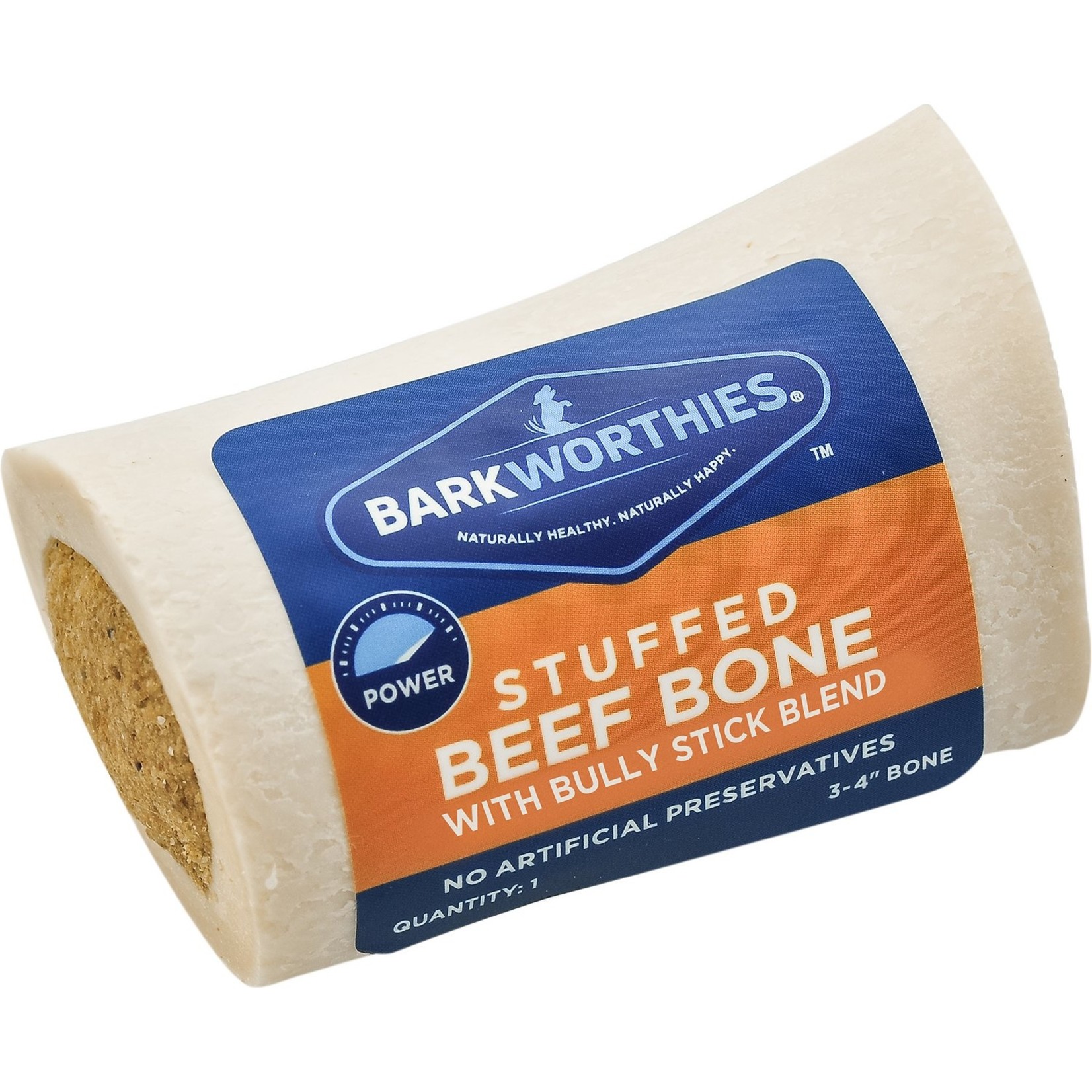 Barkworthies Barkworthies Bully Blend Stuffed Shin Bone 5-6"