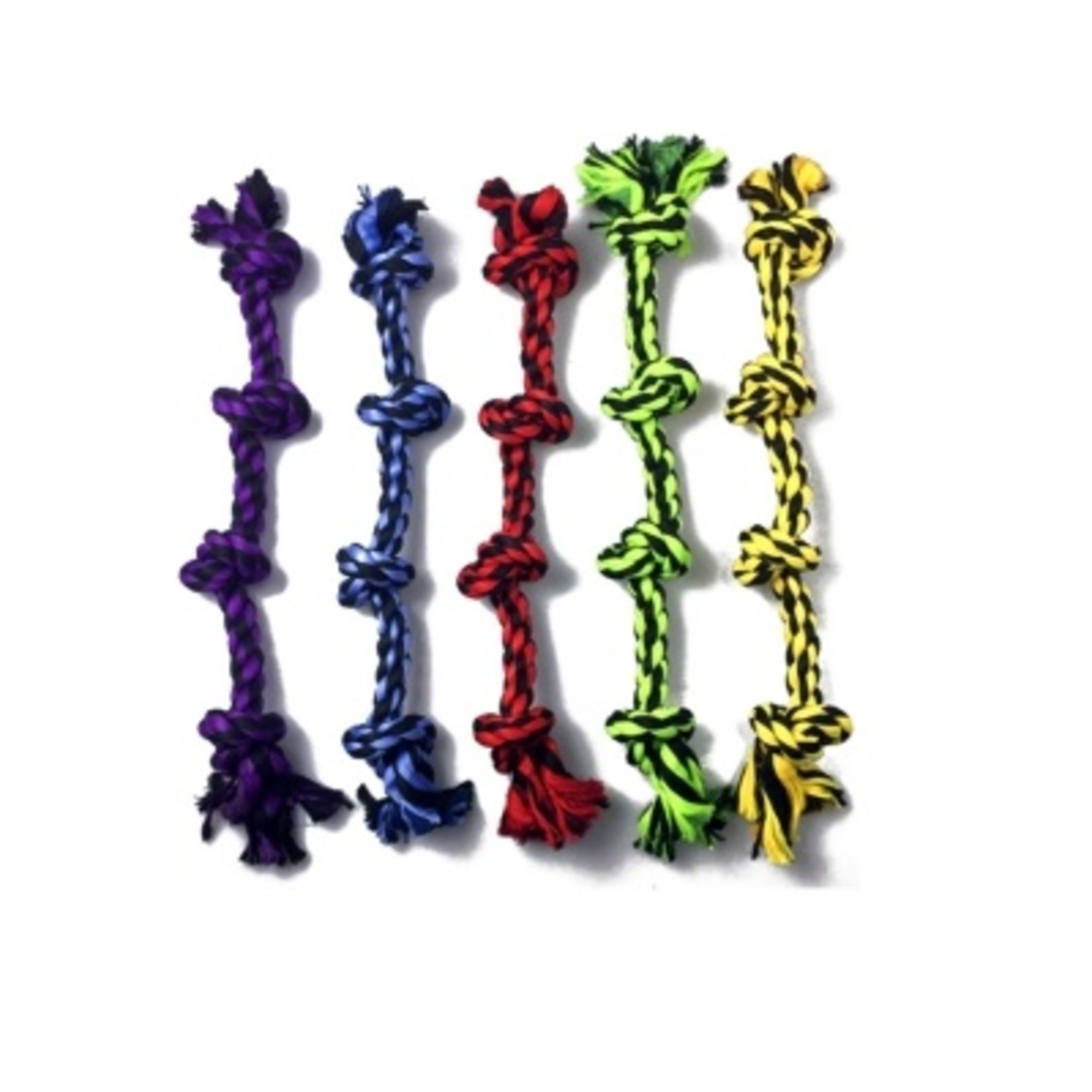 MultiPet Multipet Nuts For Knots 4-Knot Rope Dog Toy 25"