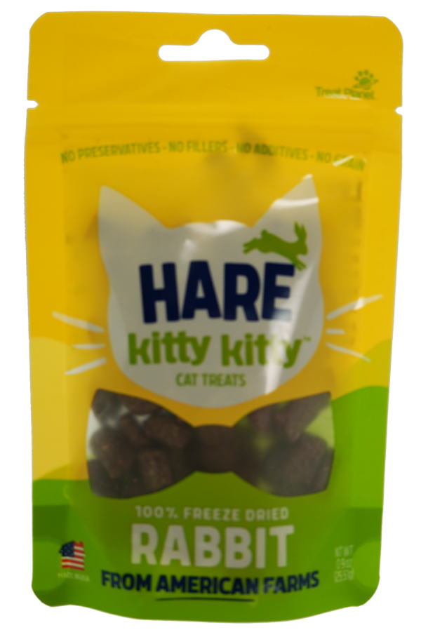 Kitty Kitty Hare 100% Freeze Dried Rabbit Treat Kitty Kitty Hare 100% Freeze Dried Rabbit Treat