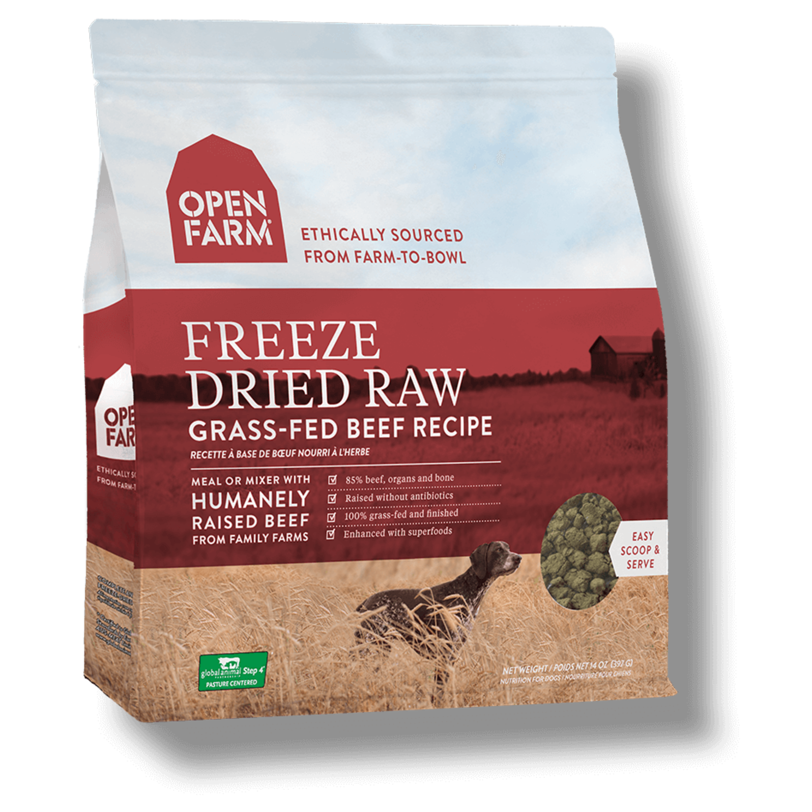 Open Farm Open Farm Freeze Dried Beef Dog Food