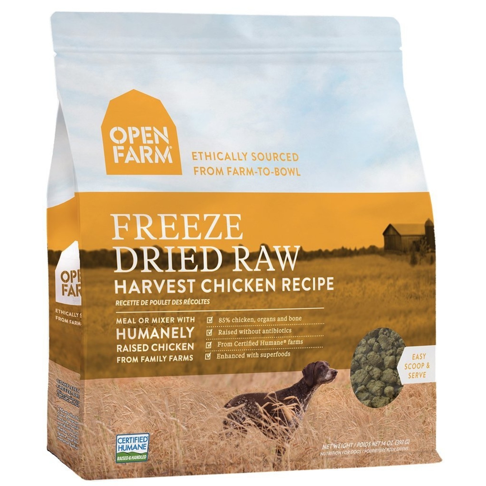 Open Farm Open Farm Freeze Dried Chicken Dog Food