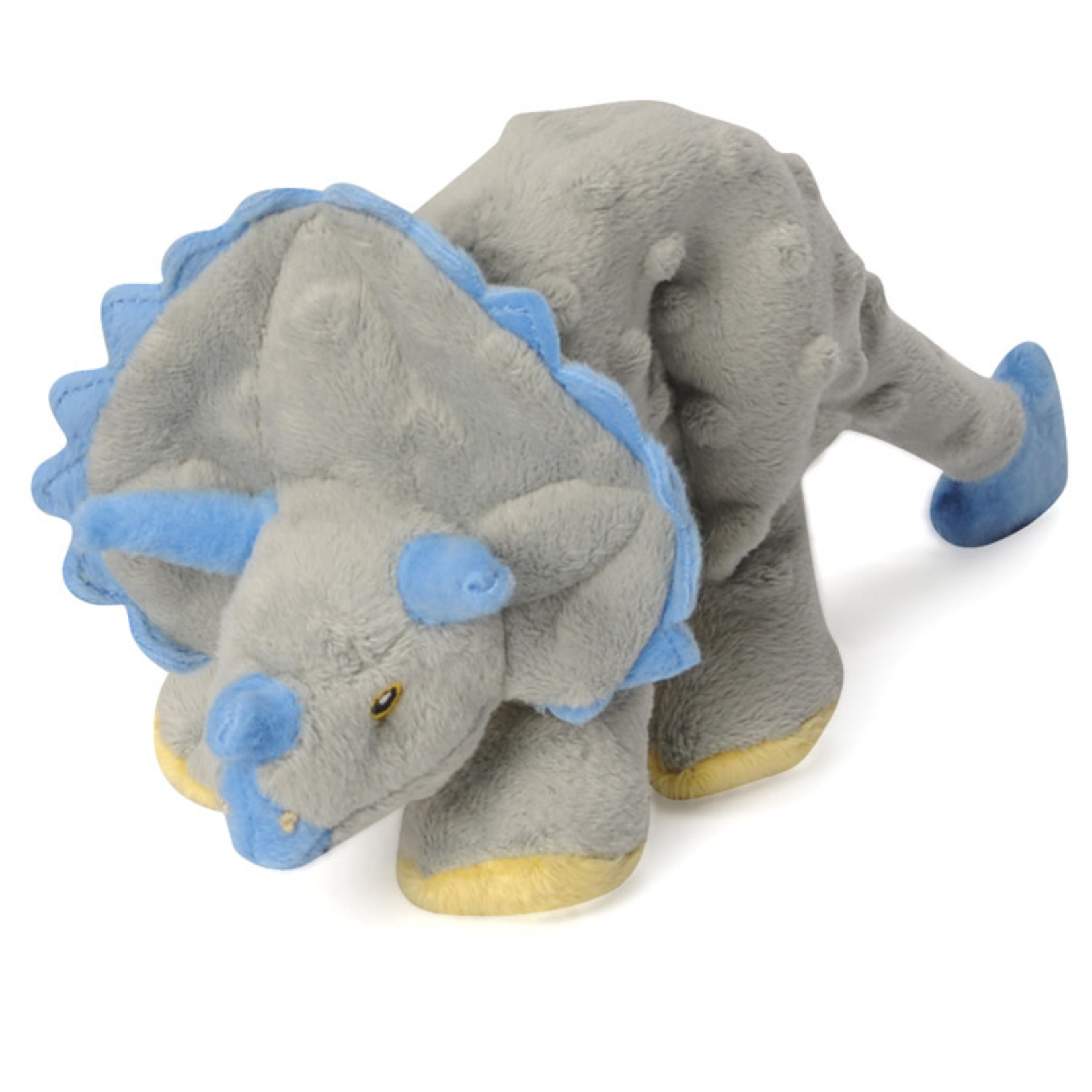 Worldwise GoDog GoDog Dino Triceratops Dog Toy Grey Lrg