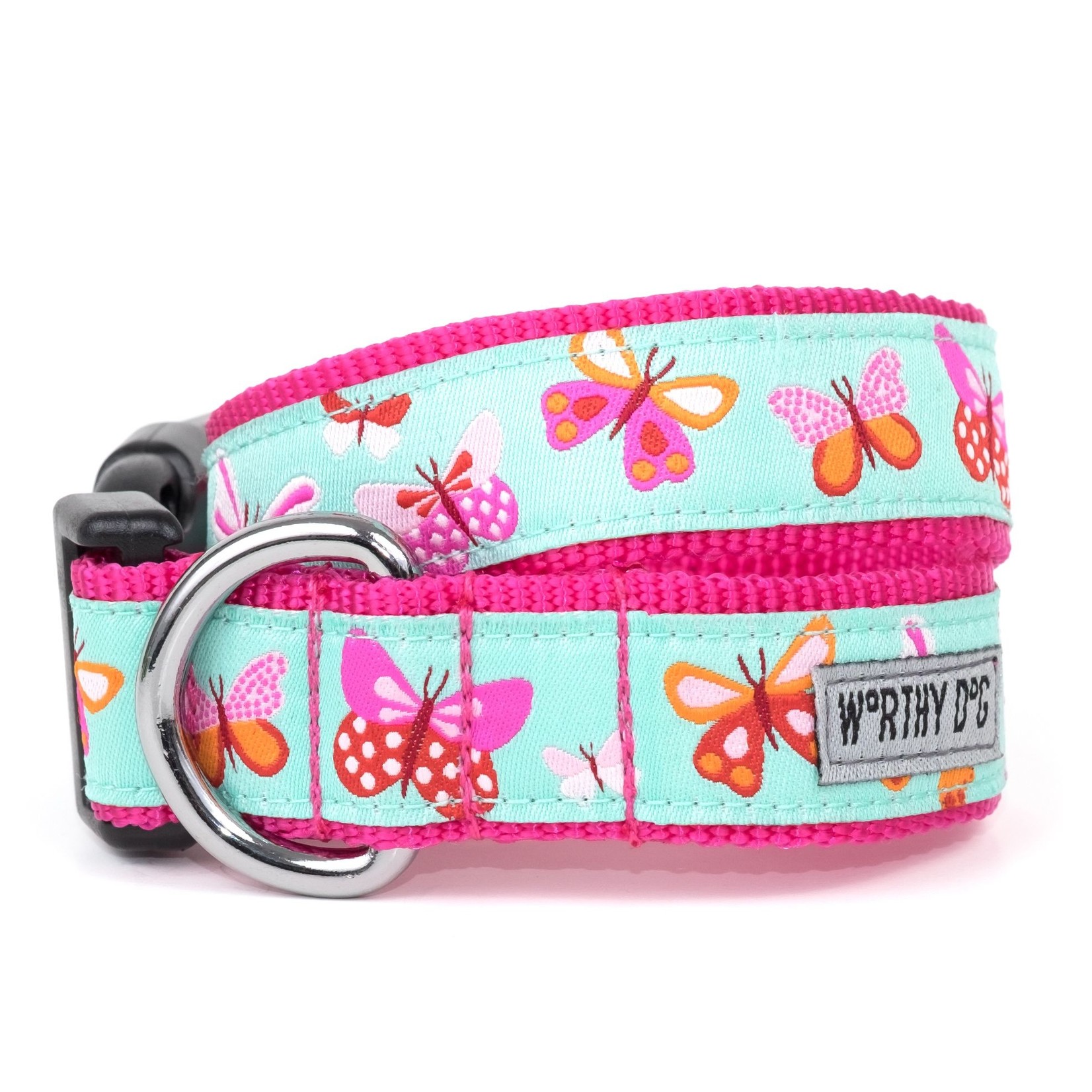 Worthy Dog The Worthy Dog Dog Collar Butterflies