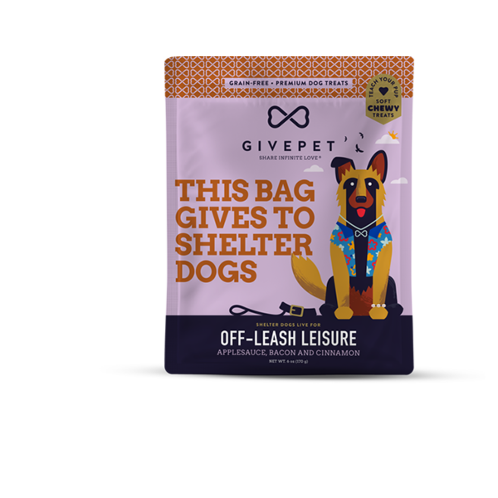 GivePet GIVEPET Off Leash Leisure Soft Dog Treats 6oz