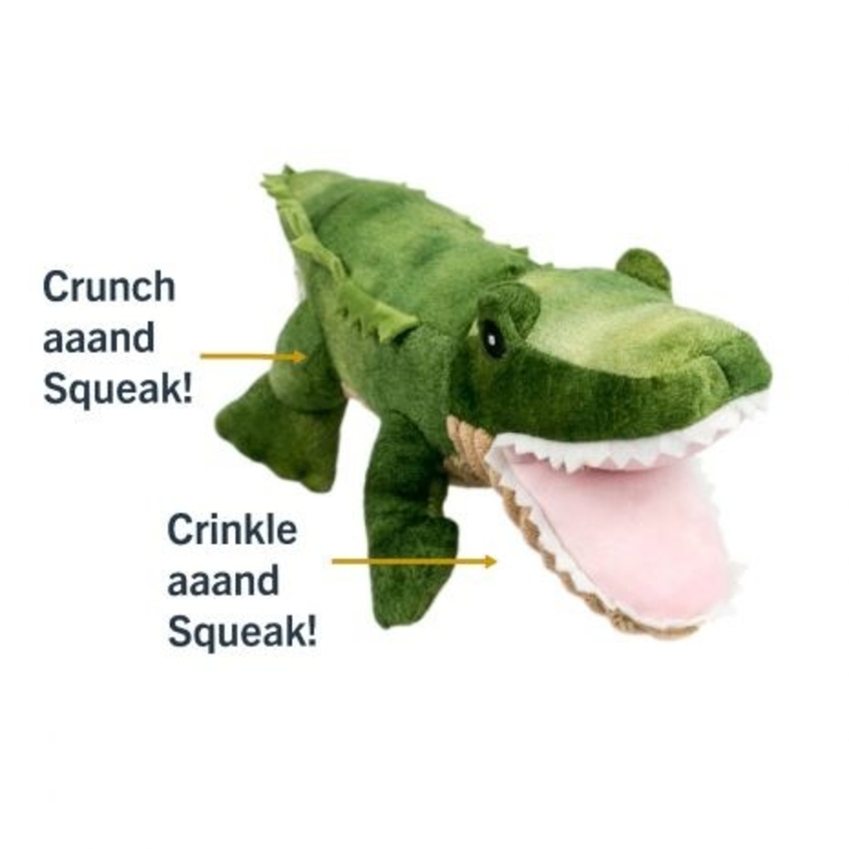 Tall Tails TALL TAILS Crunch Alligator Dog Toy
