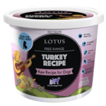 Lotus LOTUS Frozen Raw Turkey Dog 25oz ** FINAL SALE**