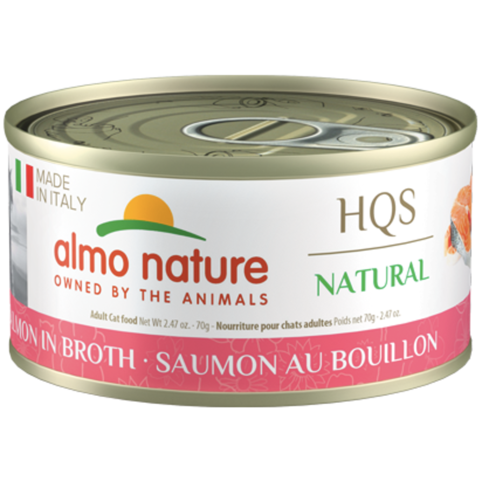 Almo Nature Almo Nature Salmon with Broth Cat Food Can 2.47oz