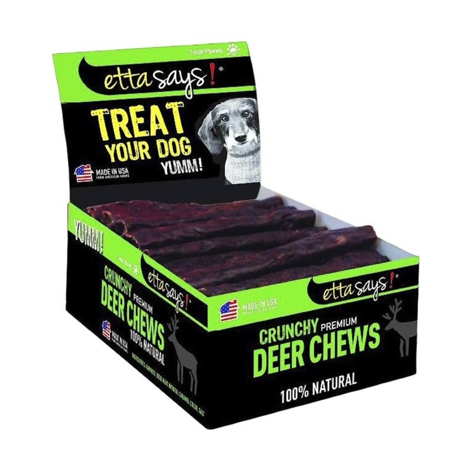 Etta Says Etta Says!  Deer Chew Dog 4.5"