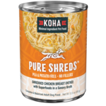 Koha KOHA Pure Shreds Chicken Entree High Protein Wet Dog Food 12.5oz