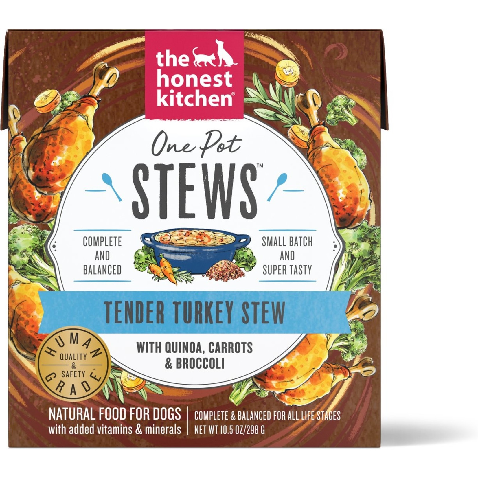 Honest Kitchen Honest Kitchen One Pot Stews TenderTurkey w/ Quinoa, Carrots, & Broccoli 10.5 oz