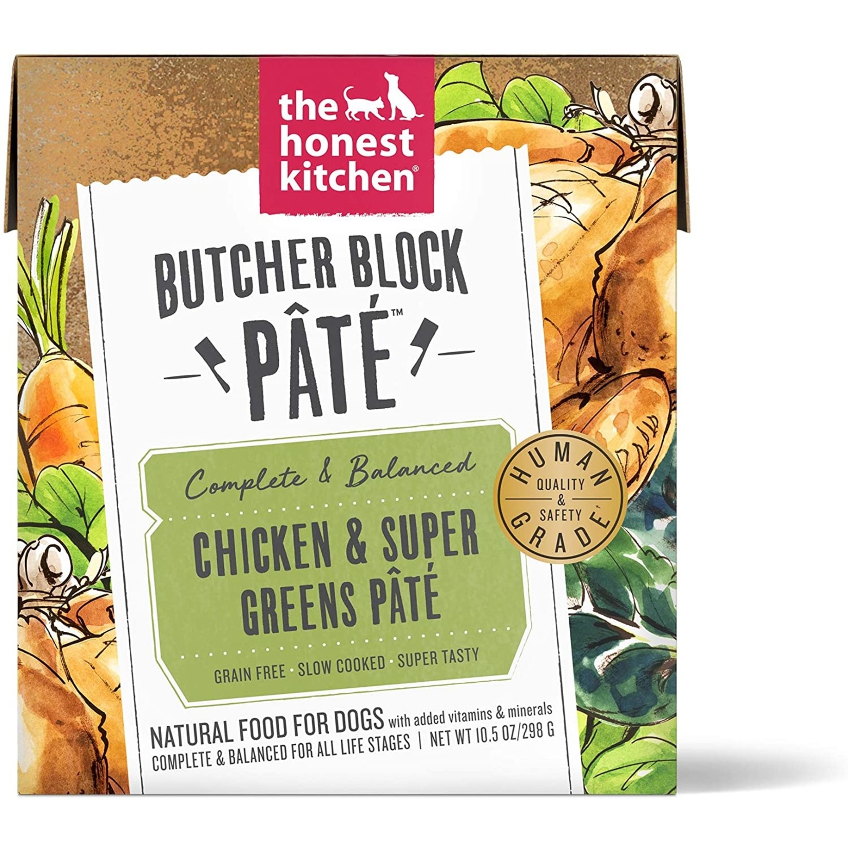 Honest Kitchen Honest Kitchen Butcher Block Pate' Chicken & Super Greens 10.5 oz