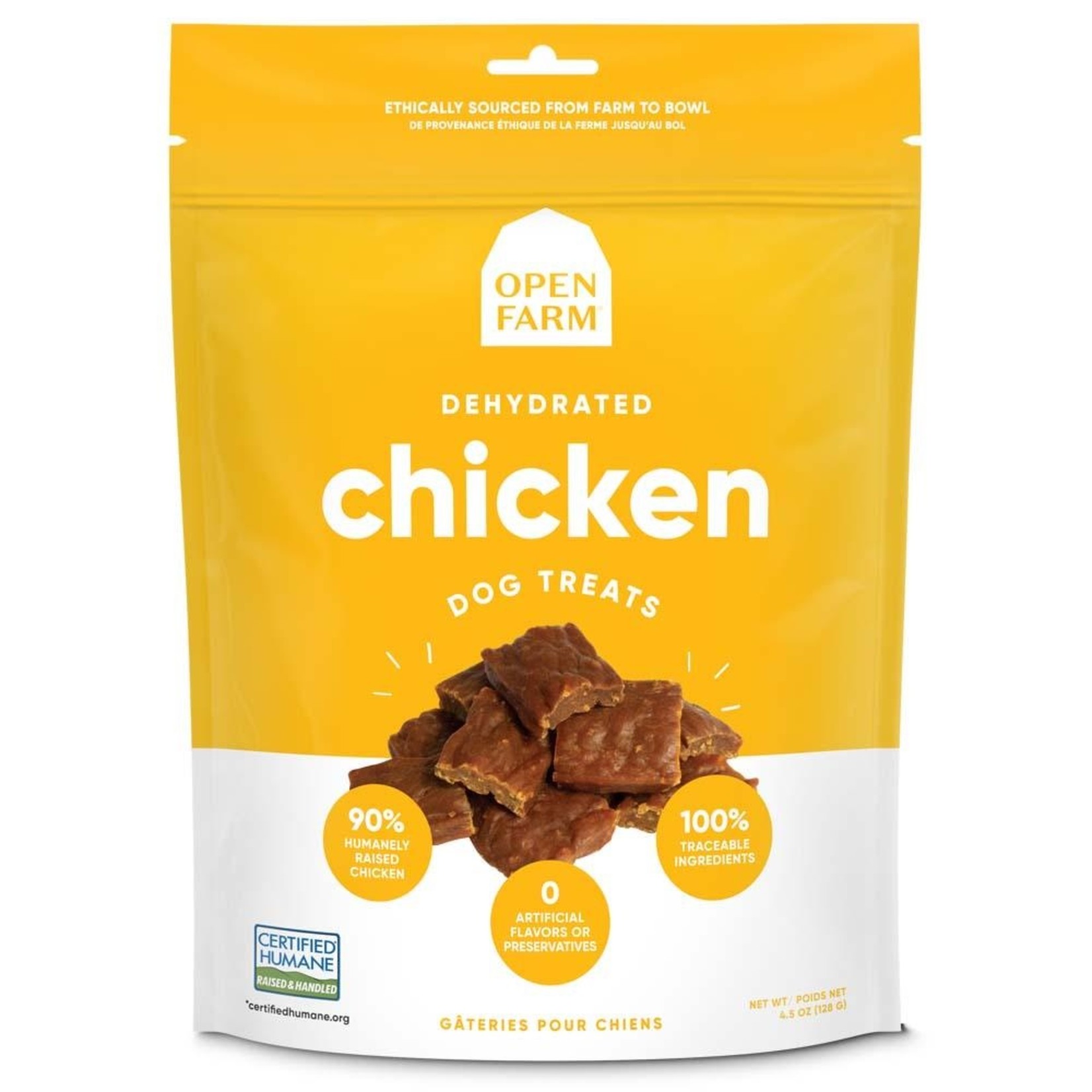 Open Farm OPEN FARM DEHYDRATED CHICKEN 4.5 OZ