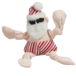 Hugglehounds Hugglehounds Knotties Beach Bum Santa Dog Toy Sm