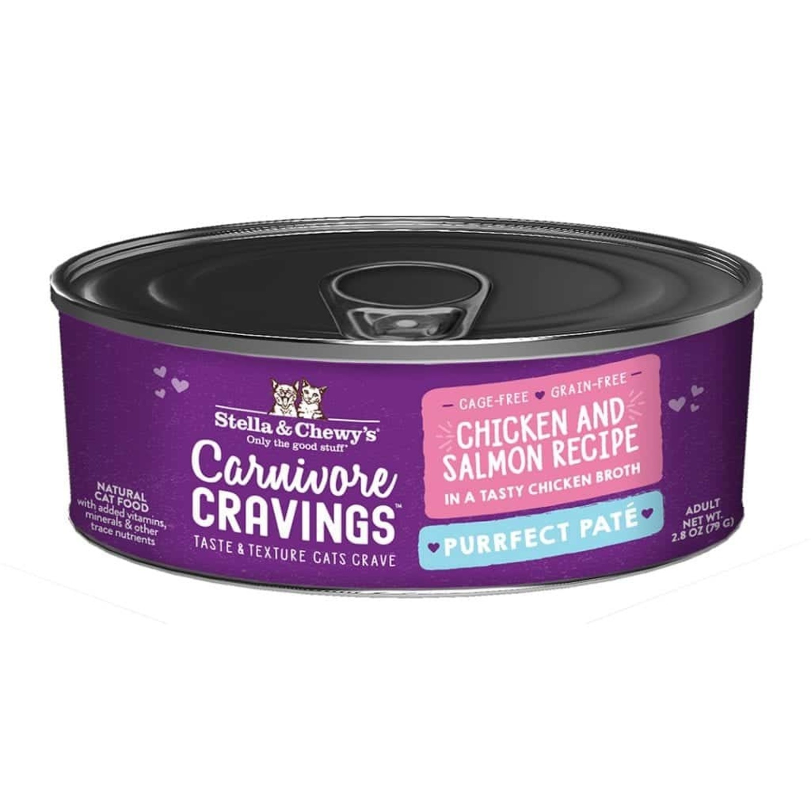 Stella & Chewys Stella & Chewy's Carnivore Cravings Chicken & Salmon Pate Cat Can 2.8oz