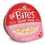 Stella & Chewys Stella & Chewy's Lil Bites Stew Chicken and Chicken Liver Dinner in Broth Dog Cup 2.7oz