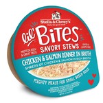 Stella & Chewys Stella & Chewy's Lil Bites Stew Chicken & Salmon Dinner in Broth Dog Cup 2.7oz