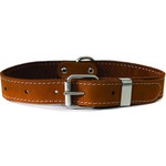 Euro-Dog EURO-DOG Bark Brown Leather Dog Collar - Final Sale - No returns/exchanges