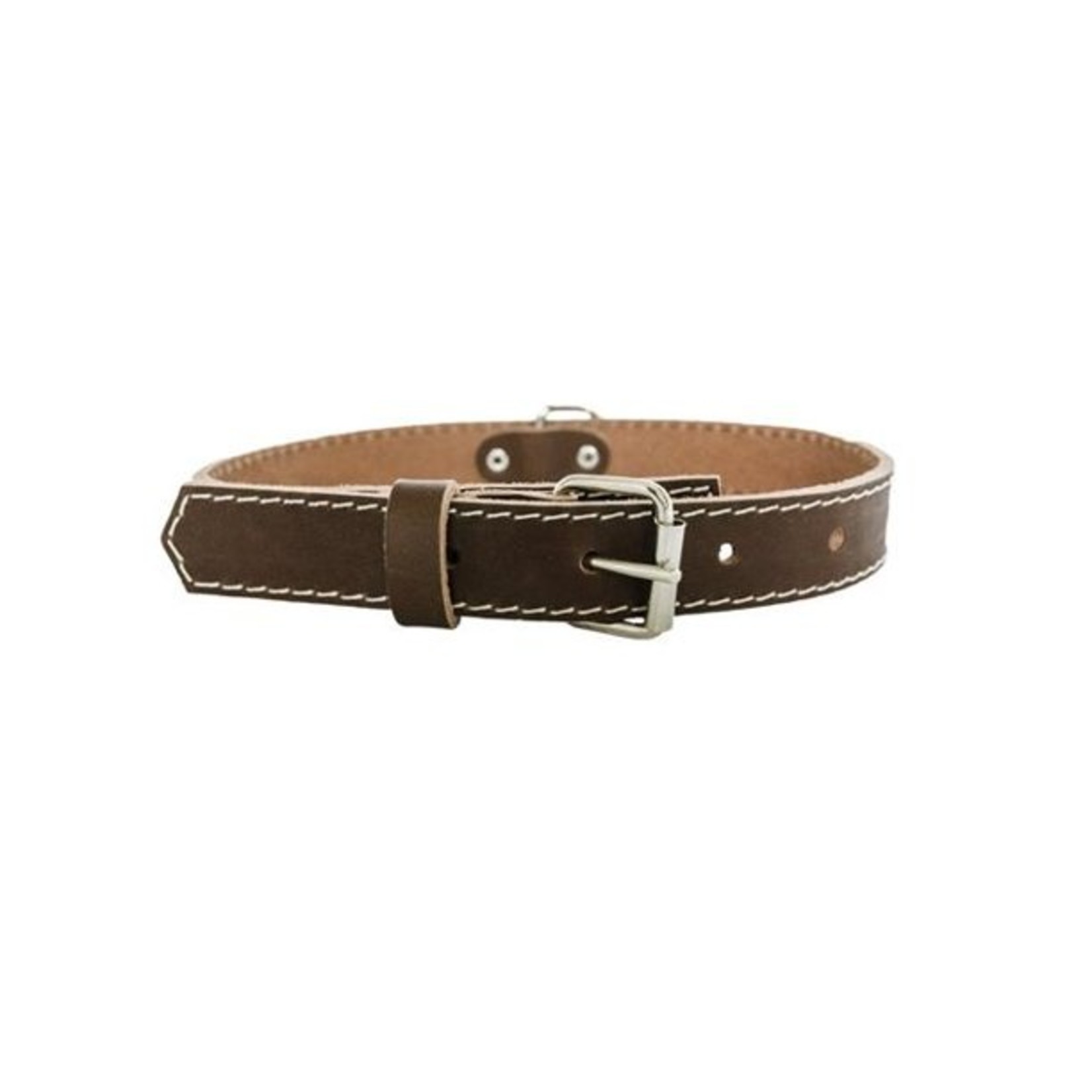 Euro-Dog EURO-DOG Burgundy Leather Dog Collar - Final Sale - No returns/exchanges