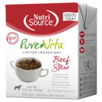 Pure Vita Pure Vita Limited Ingredient Beef Stew Tetrapak Wet Dog Food 12.5 oz