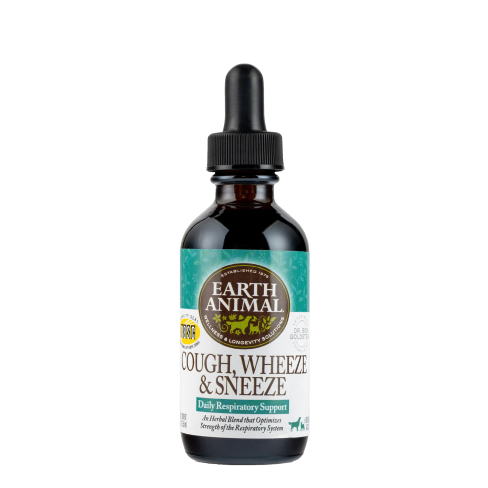 Earth Animal EARTH ANIMAL NATURAL REMEDIES COUGH, WHEEZE, & SNEEZE 2 FL OZ