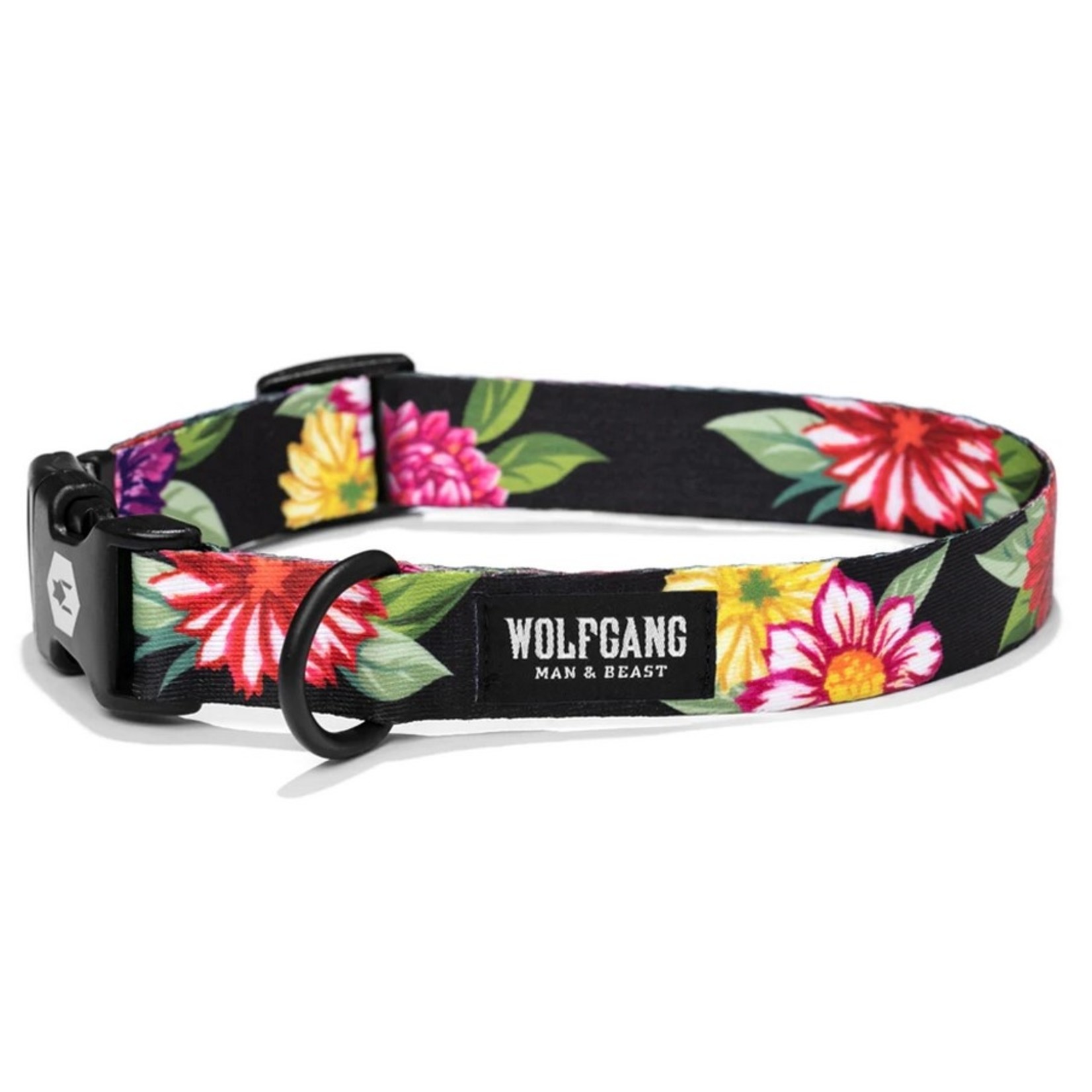 WOLFGANG Dark Floral Dog Collar