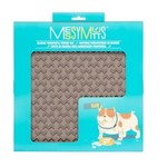 Messy Mutts MESSY MUTTS Silicone Lick Mat Large Grey 12x12