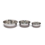 Messy Mutts MESSY MUTTS Stainless Bowl w/ Silicone Bottom