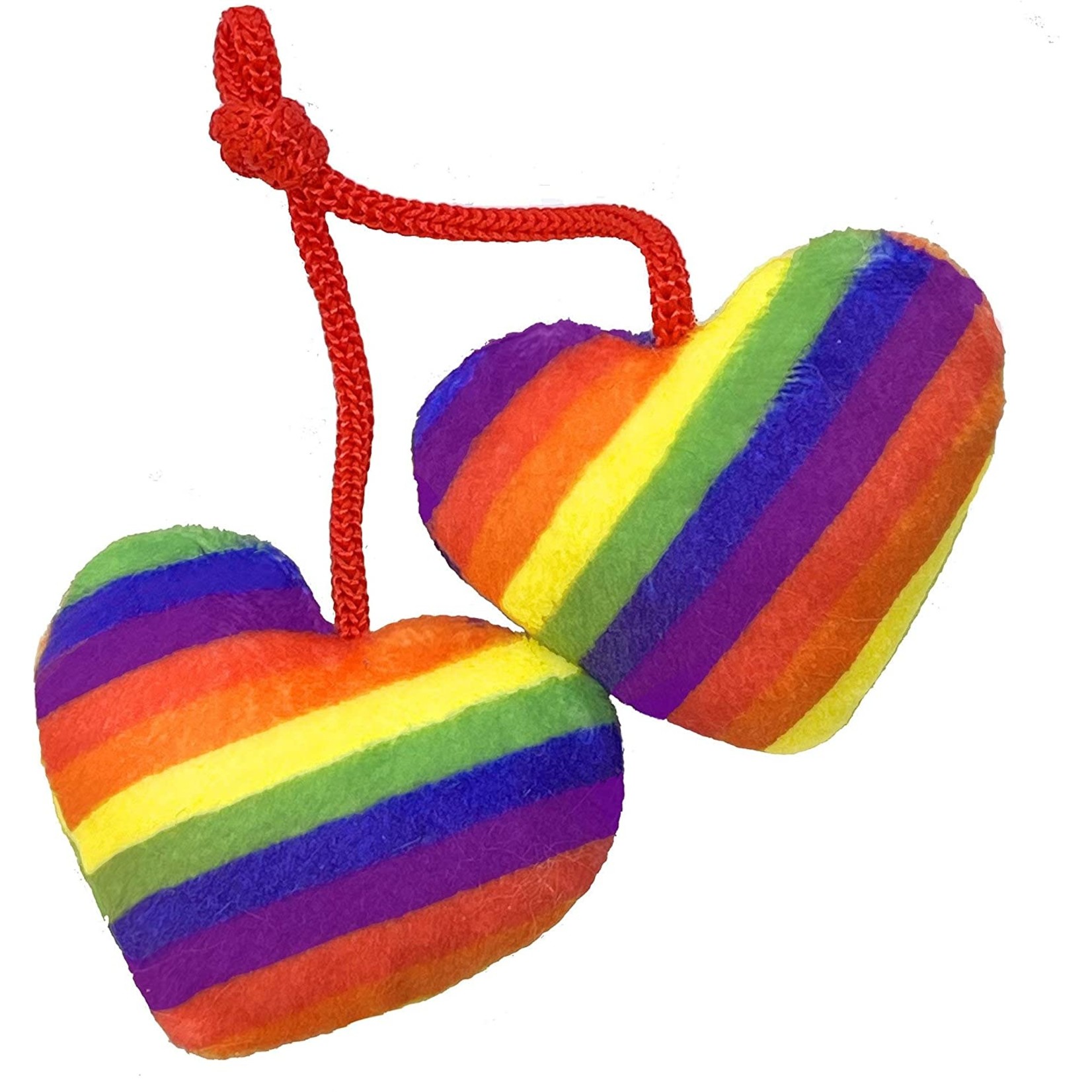 Huxley & Kent KITTYBELLES Pride Heart Strings Cat Toy