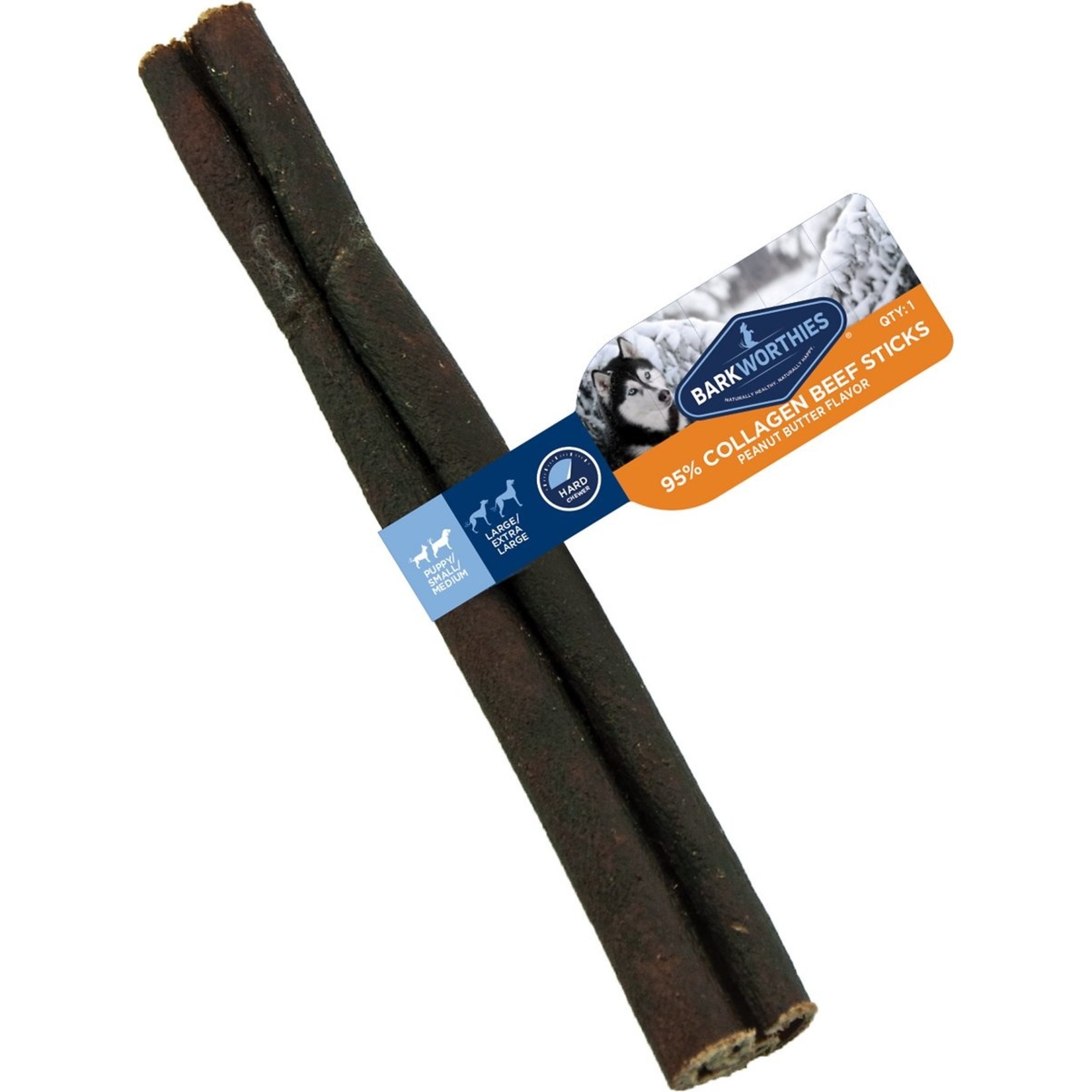 Barkworthies Barkworthies Collagen Beef Dog Chew 6"