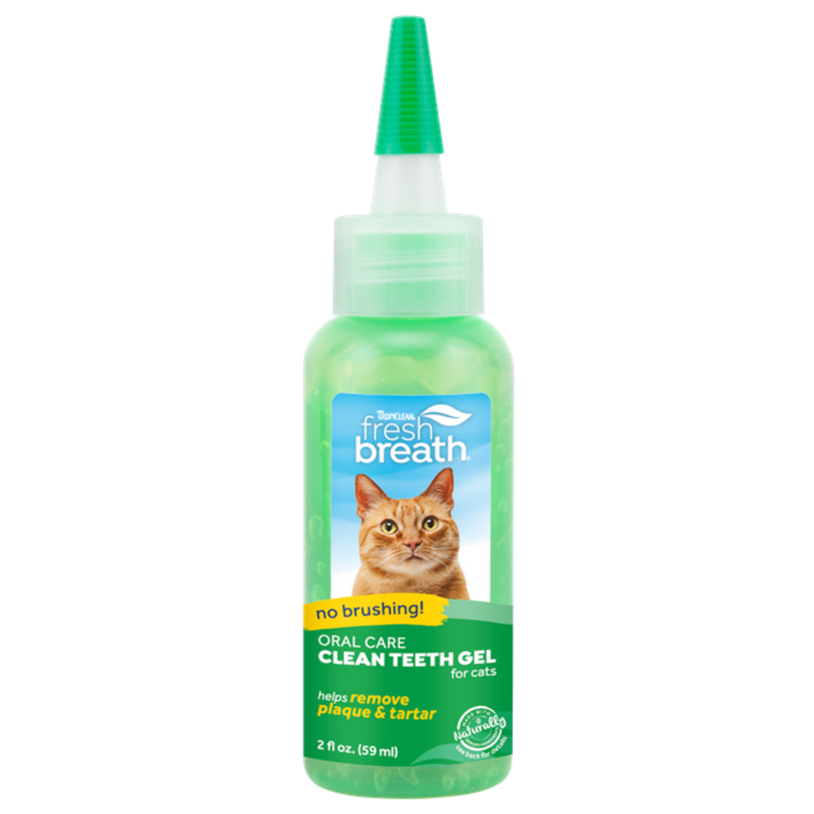 Tropiclean TropiClean Fresh Breath Oral Care Clean Teeth Plaque & Tartar Remover Cat Dental Gel 2 oz