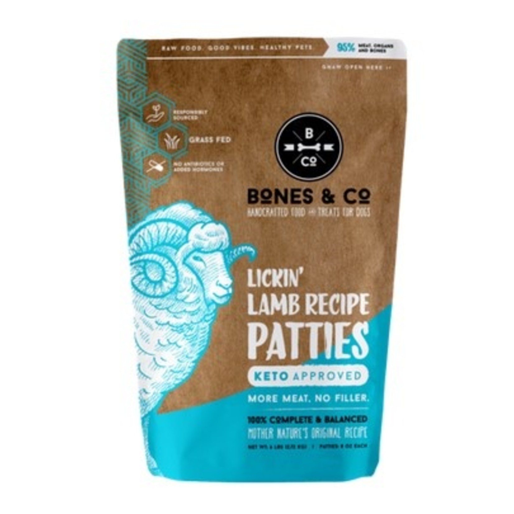 BONES & CO Frozen Lamb Dog St Petersbark, LLC