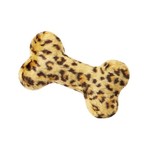Fluff & Tuff Fluff & Tuff Mini Leopard Bone Small Dog Toy